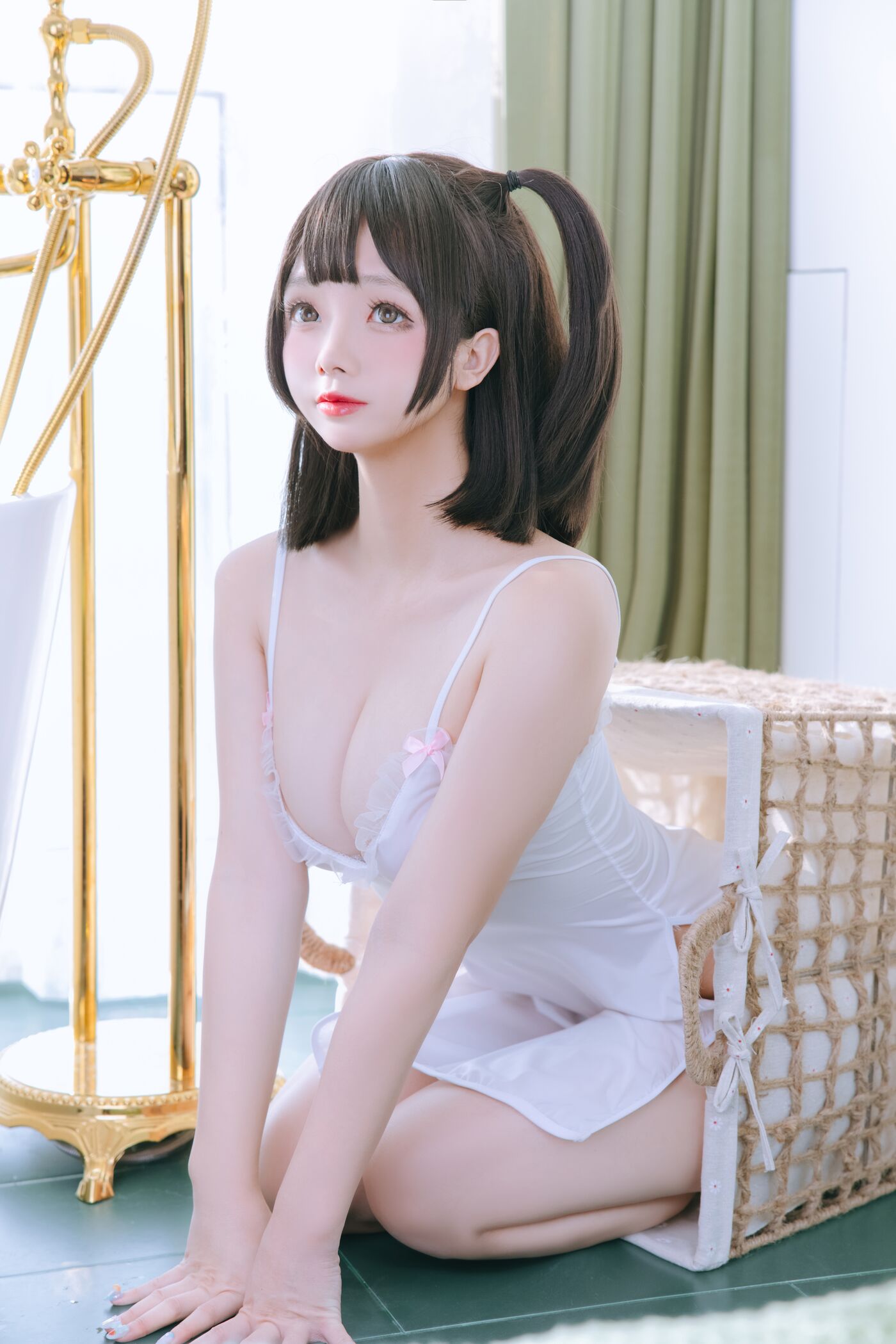日奈娇 NO.043 湿身小白裙[70P]插图